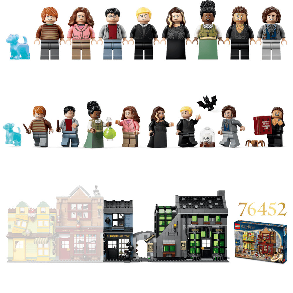 LEGO Harry Potter 76471 Knockturn Alley Wizarding Shops Age 8+ 788pcs