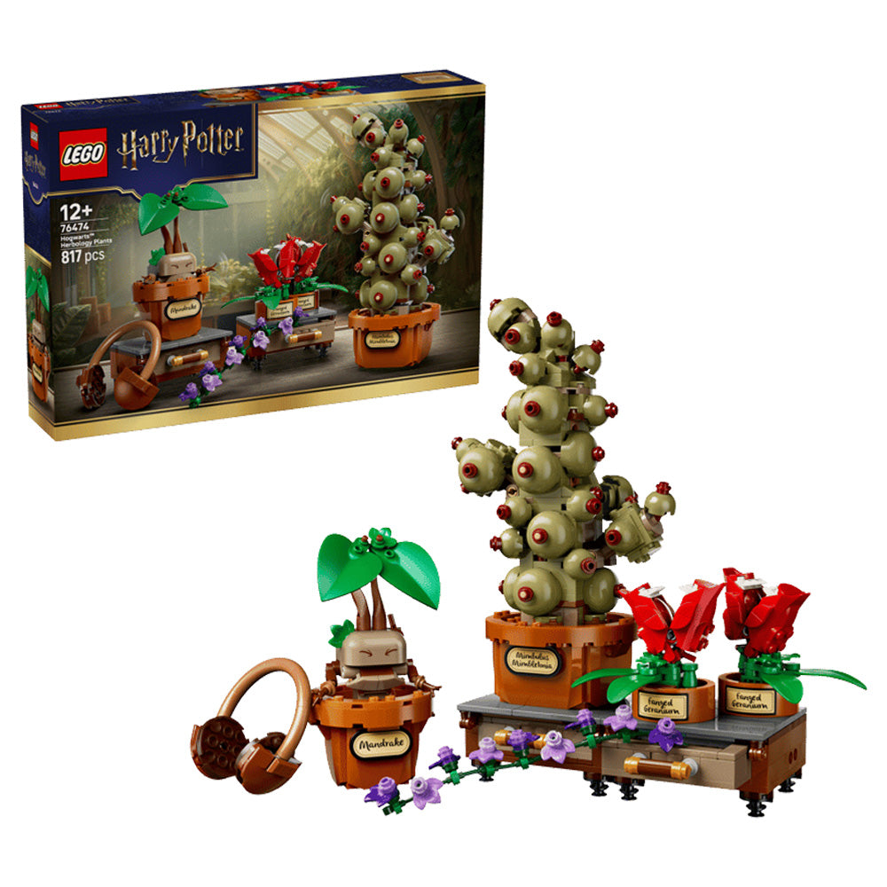 LEGO Harry Potter 76474 Hogwarts Herbology Plants Age 12+ 817pcs