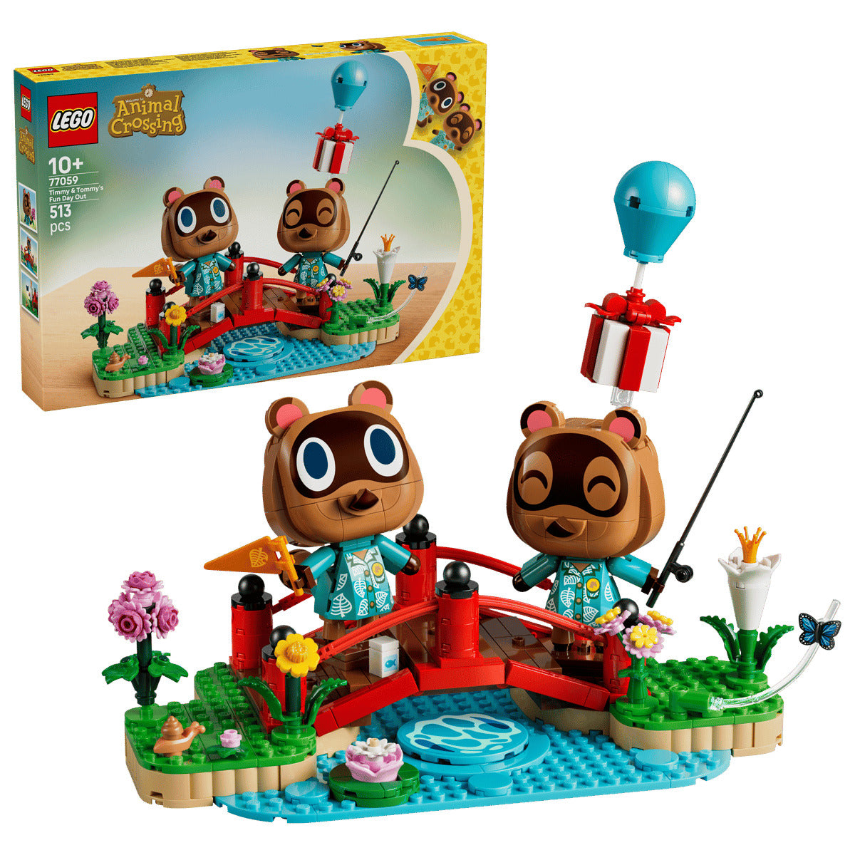 LEGO Animal Crossing 77059 Timmy & Tommy's Fun Day Out Age 10+ 513pcs