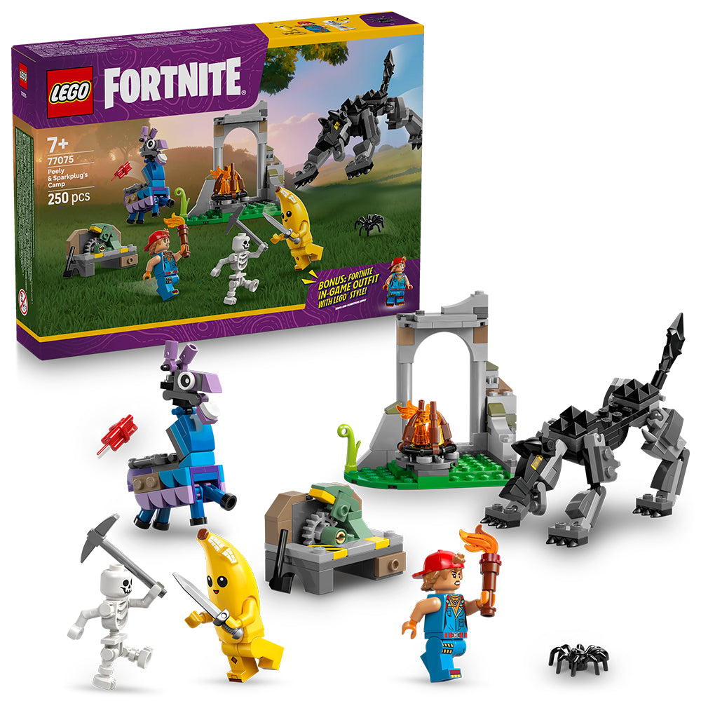 LEGO Fortnite 77075 Peely & Sparkplug's Camp Age 7+ 250pcs