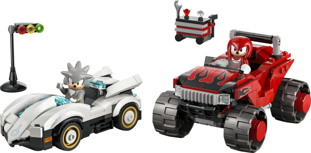 LEGO Sonic 77118 Silver's Car vs. Knuckles' Monster Truck Age 8+ 378pcs