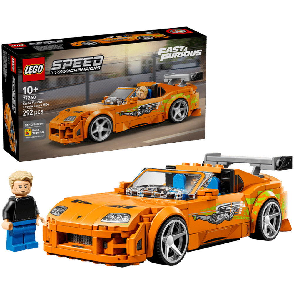 LEGO Speed Champions 77260 Fast and The Furious Toyota Supra MK4 Age 10+ 292pcs