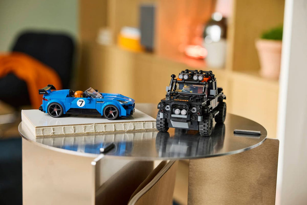LEGO Speed Champions 77264 Jaguar Project 7 & Land Rover Defender Age 10+ 740pcs