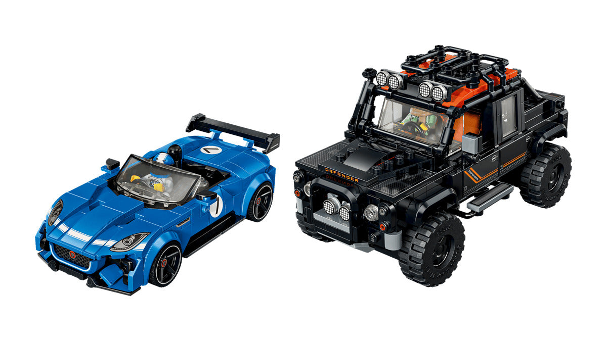 LEGO Speed Champions 77264 Jaguar Project 7 & Land Rover Defender Age 10+ 740pcs