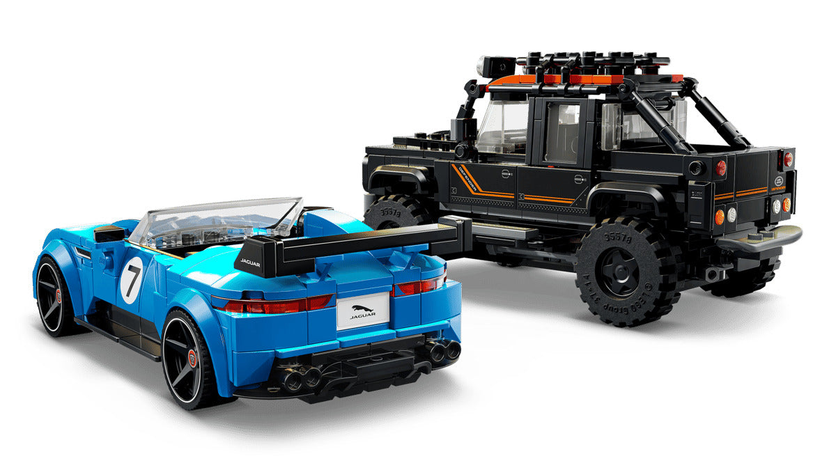 LEGO Speed Champions 77264 Jaguar Project 7 & Land Rover Defender Age 10+ 740pcs