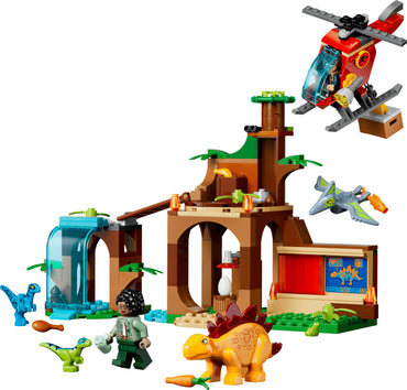 LEGO Jurassic World 77981 Velociraptor, Stegosaurus & Pteranodon Rescue Age 4+ 171pcs
