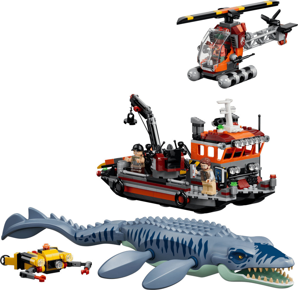 LEGO Jurassic World 77983 Mosasaurus Dinosaur Boat Attack Age 7+ 703pcs