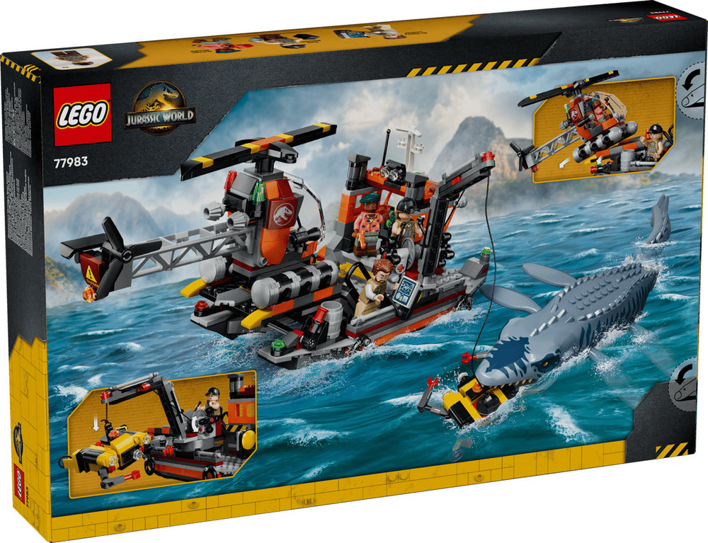 LEGO Jurassic World 77983 Mosasaurus Dinosaur Boat Attack Age 7+ 703pcs