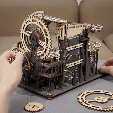ROBOTIME ROKR Marble Night City Marble Run Wooden Mechanical Model Kit LGA01