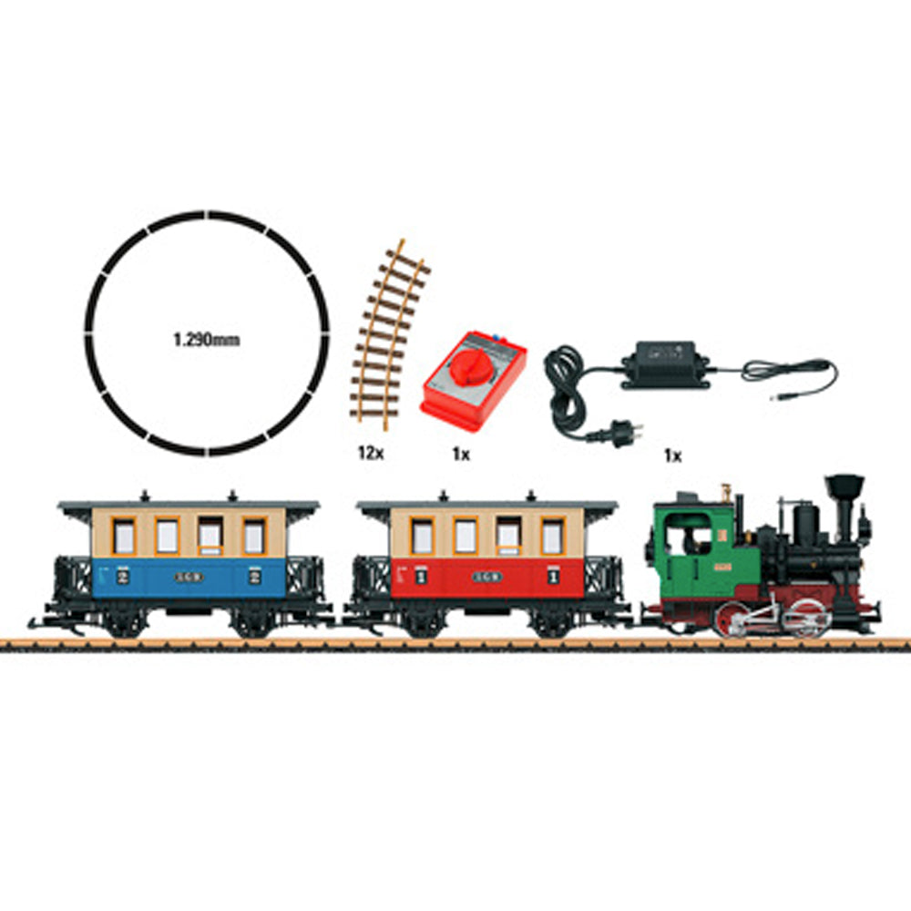LGB Passenger Train Starter Train Set G Gauge 78307