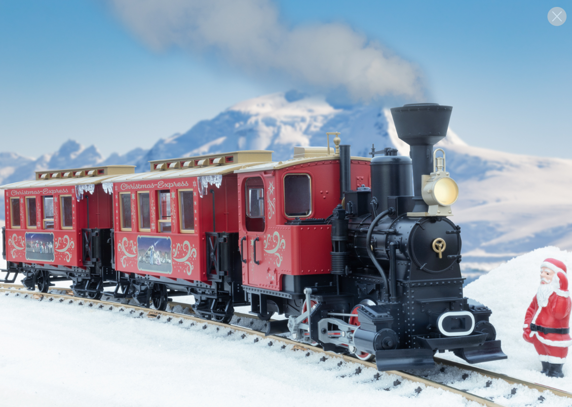 LGB Xmas Christmas Starter Train Set G Gauge 78308