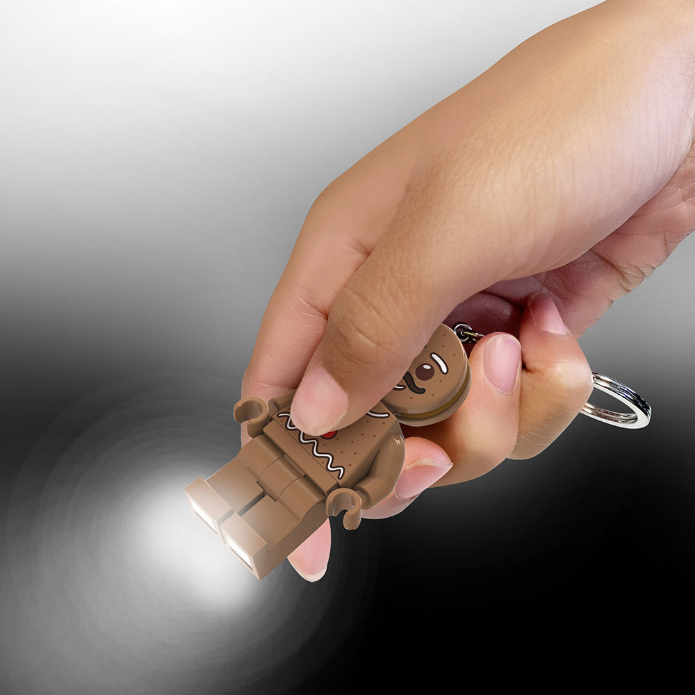 LEGO Christmas Gingerbread Man LED Key Light Keyring