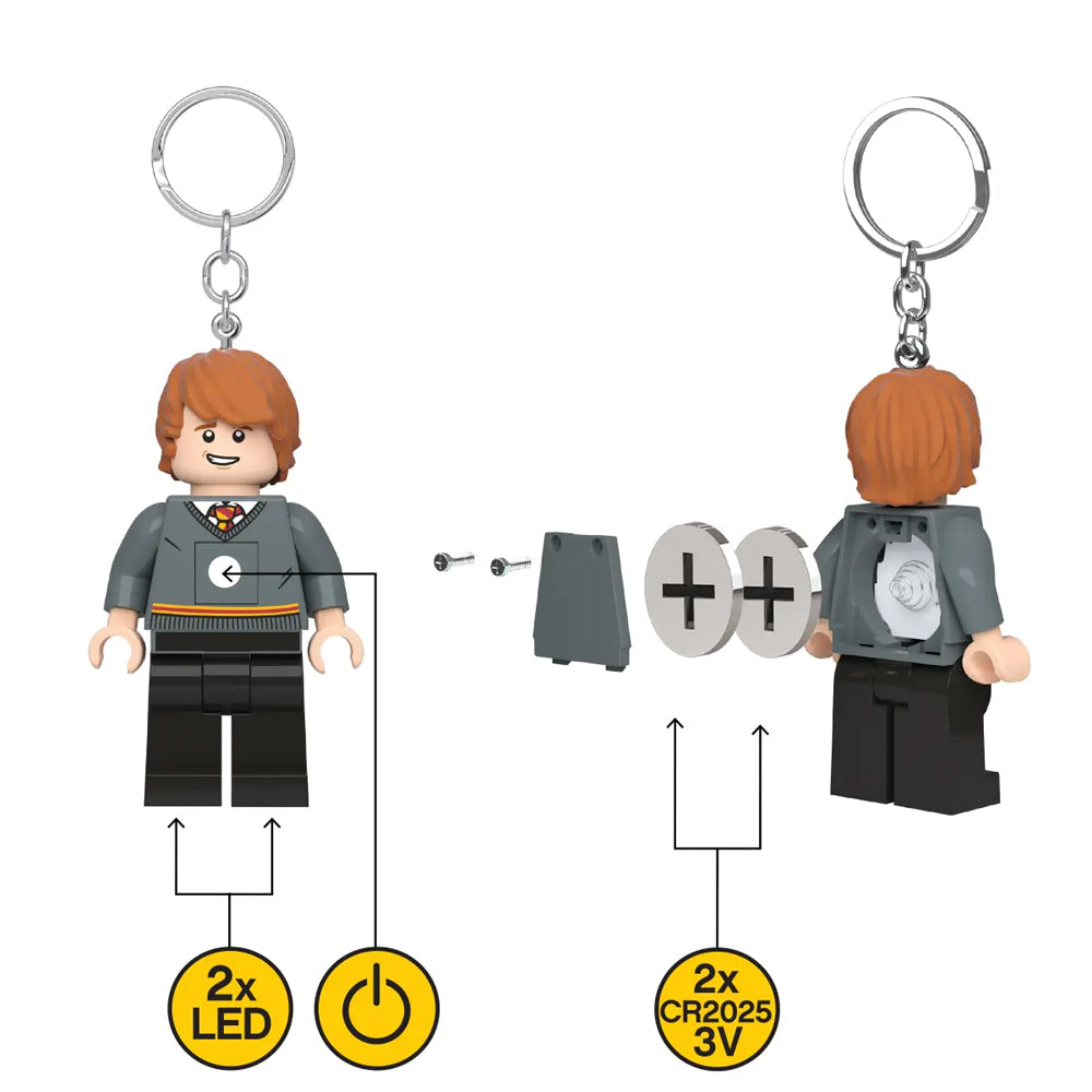 LEGO Harry Potter: Ron Weasley LED Key Light Keyring