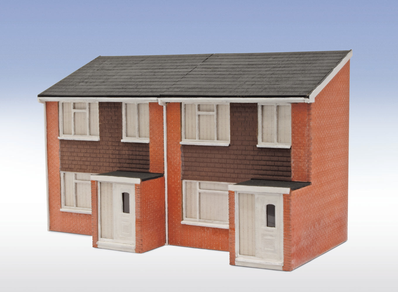 PECO LK-212 1960s House Fronts - Laser Cut OO/HO Gauge