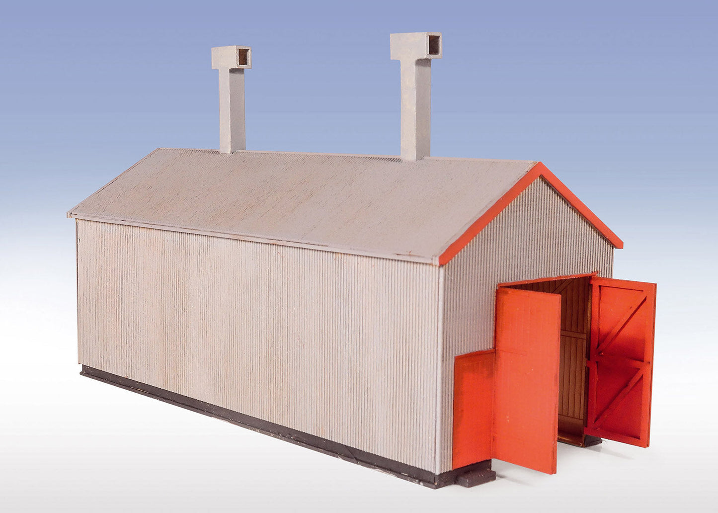 PECO LK-220 Corrugated Iron Engine Shed - Laser Cut OO/HO Gauge