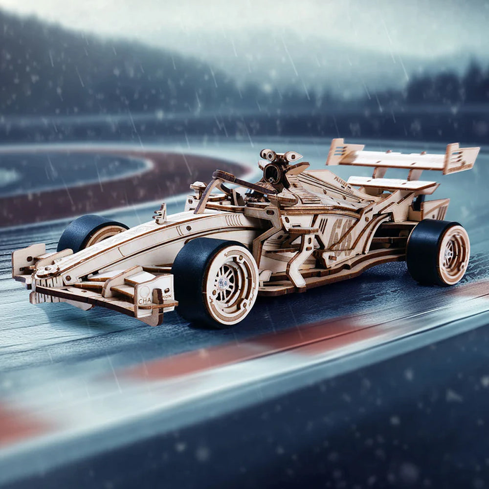 ROKR Racing Car 3D Wooden Model Kit LK505