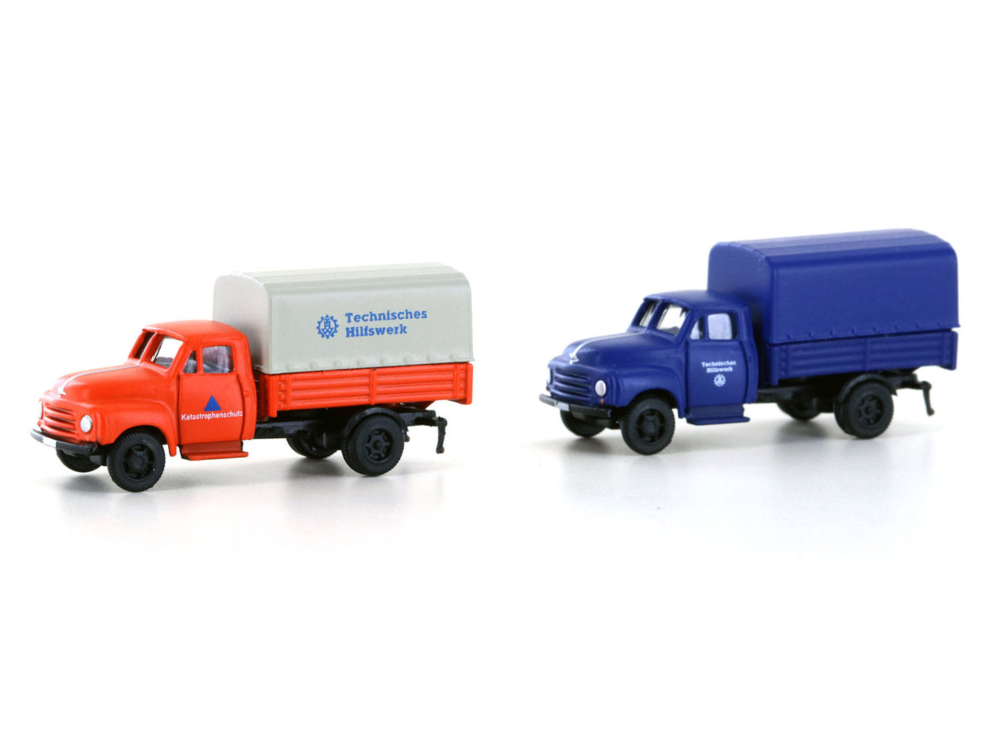 miNis Opel Blitz 1.75t (1952) Set (2) THW/Katastrophenschutz LKLC3235 N Gauge