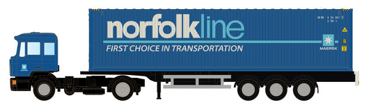 miNis MAN F90 Tractor & Trailer Norfolk Line LKLC4067 N Gauge