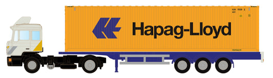 miNis MAN F90 Tractor & Trailer Hapag-Lloyd LKLC4068 N Gauge