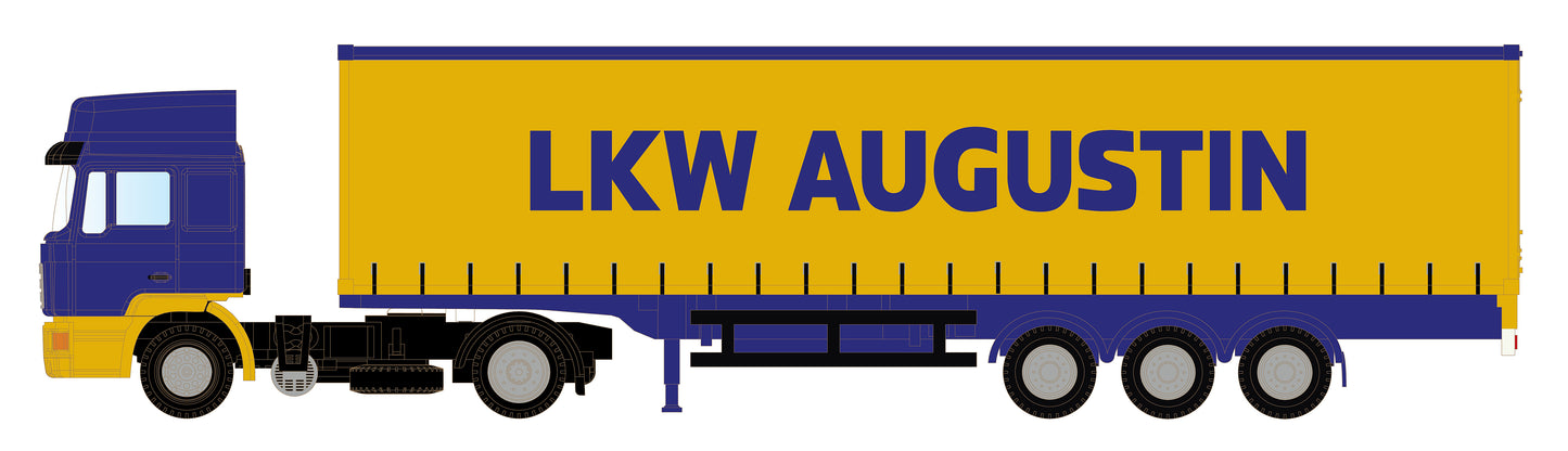 miNis MAN F90 Tractor & Trailer LKW Augustin LKLC4069 N Gauge
