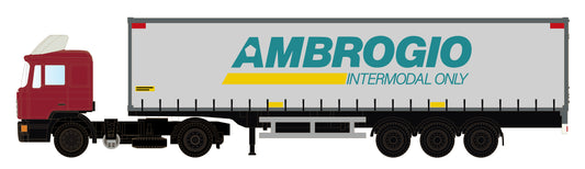 miNis MAN F90 Tractor & Trailer Ambrogio LKLC4071 N Gauge
