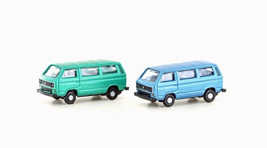 miNis LC4347  VW T3 Bus Metallic Series Set (2) N Gauge