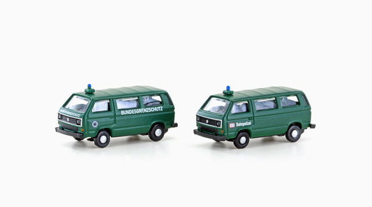 miNis LC4353  VW T3 BGS/Bahnpolizei Set (2) N Gauge