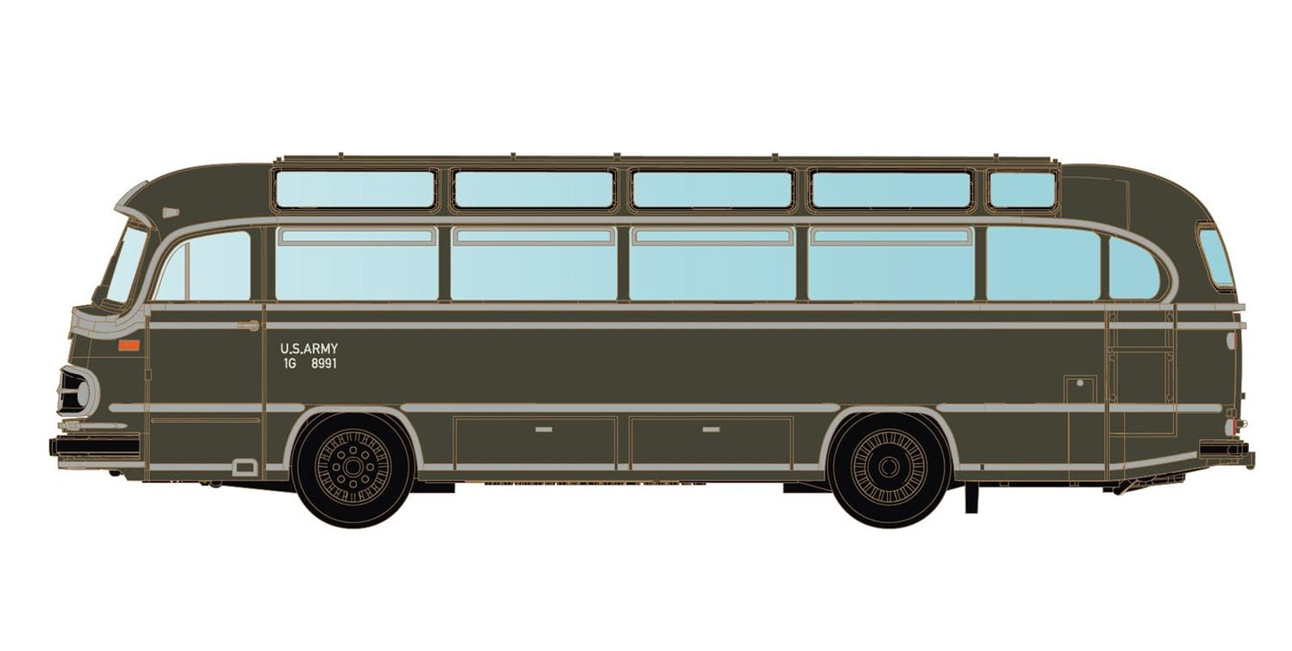 miNis LC4438  Mercedes Benz O321H US Army Berlin N Gauge