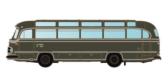 miNis LC4438  Mercedes Benz O321H US Army Berlin N Gauge