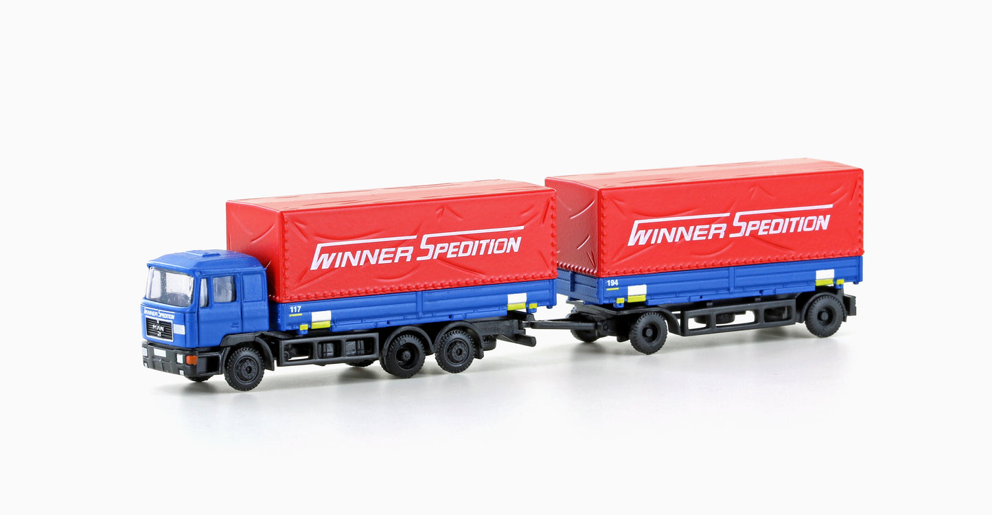 miNis LC4630  MAN F90 3 Axle w/Trailer Winner N Gauge
