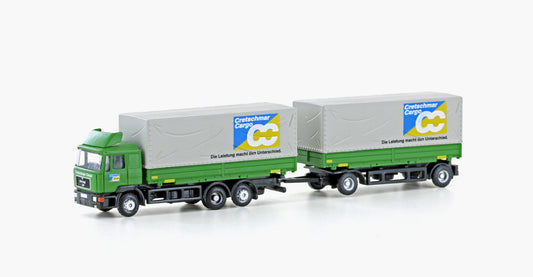 miNis LC4632 MAN F90 3 Axle w/Trailer Cretschmar Cargo N Gauge