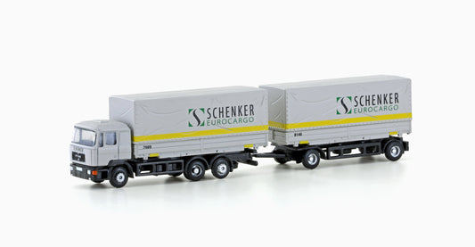 miNis LC4633  MAN F90 3 Axle w/Trailer Schenker Cargo N Gauge