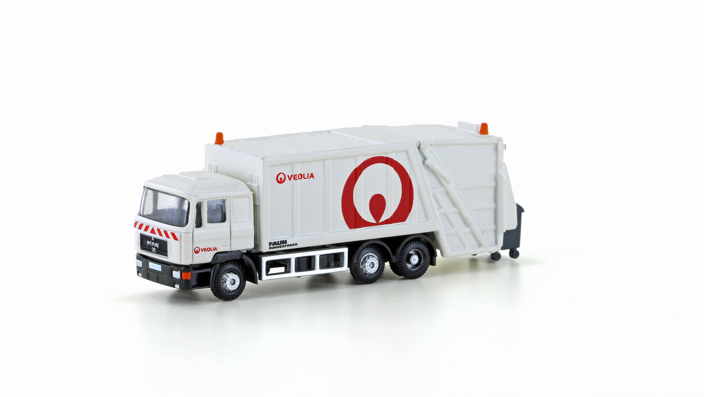 miNis MAN F90 Rubbish Truck Veolia LKLC4662 N Gauge