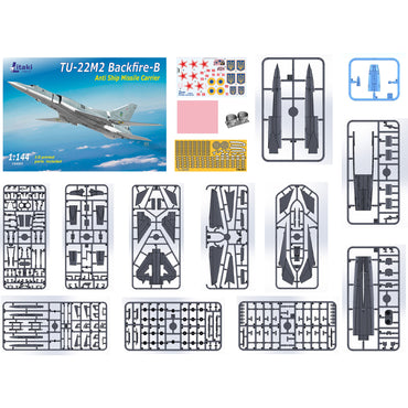 Litaki 144001 Tupolev Tu-22M2 Backfire-B 1:144 Model Kit