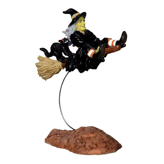 Lemax Out-Of-Control Witch Figure Spooky Town Halloween Display Decoration 22005