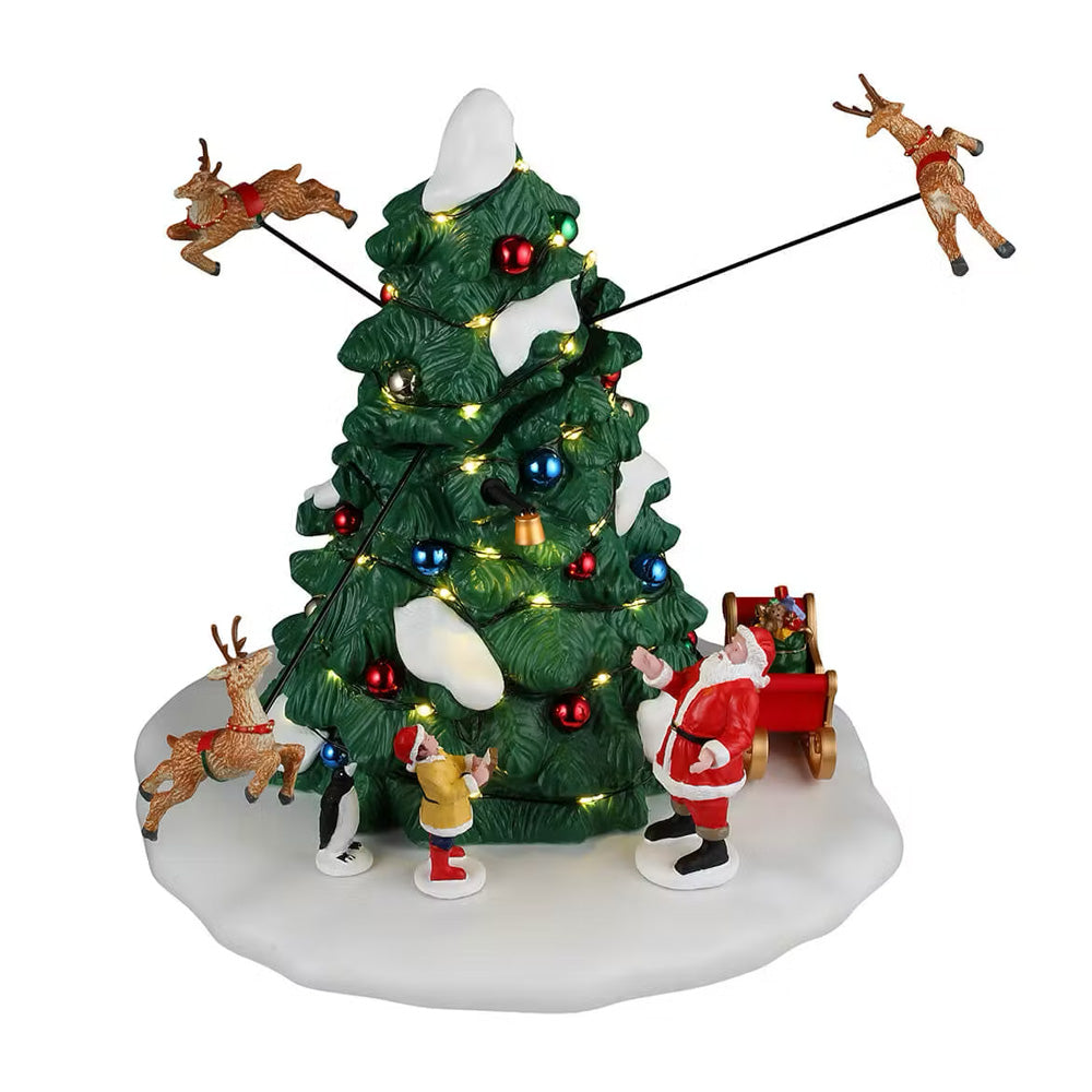 Lemax Reindeer Races Christmas Santa's Wonderland Table Accent 54455