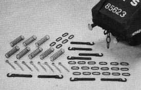W&T / Smiths LP1 Smiths Standard 3 Link Coupling Kit Brass (8) OO Gauge