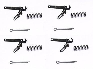 W&T / Smiths LP5A Smiths Mk2 Screw Link Couplings Brass (4) OO Gauge