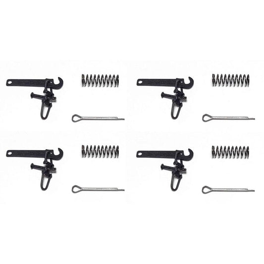 W&T / Smiths LP5 Smiths Screw Link Couplings Brass/Steel (4) OO Gauge