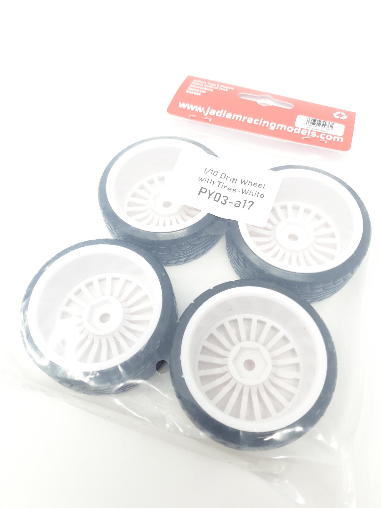 RC Car 1:10 Drift Wheels 20-Spoke White PY03-A17