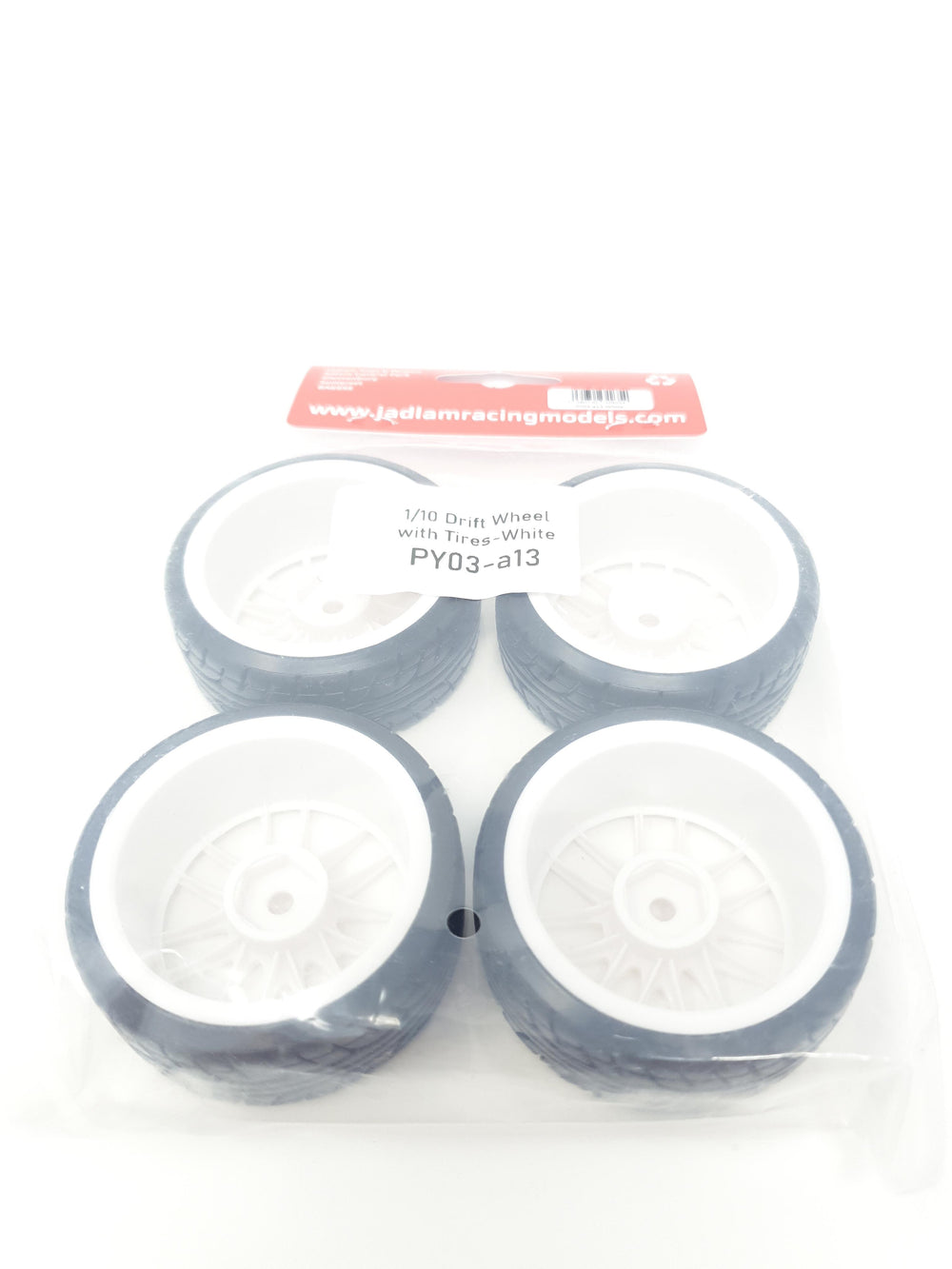 RC Car 1:10 Drift Wheels 7-Double Spoke White PY03-A13