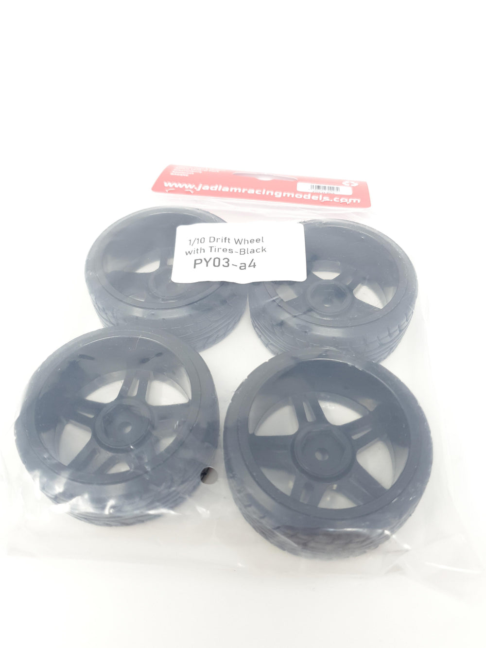 RC Car 1:10 Drift Wheels 5-Double Spoke Black PY03-A4