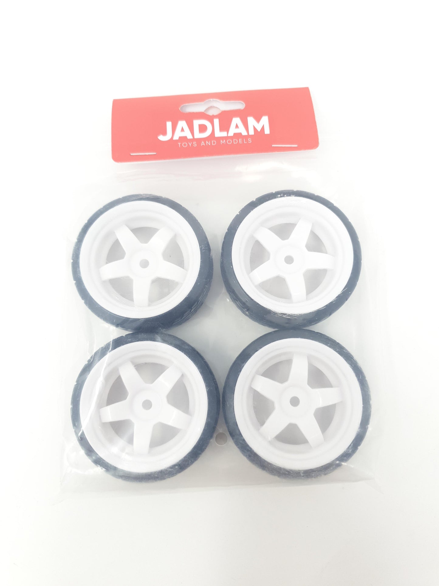 RC Car 1:10 Drift Wheels 5-Spoke White PY03-A3