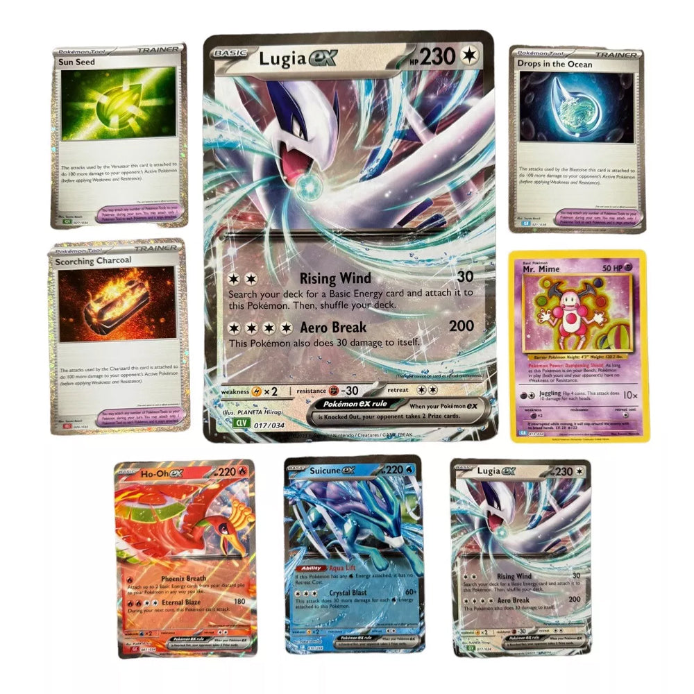 Pokemon TCG Combined Powers Promo Cards Lugia Jumbo, Suicune, Ho-Oh,  Mr.Mime etc