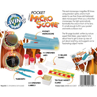 My Living World Pocket Microscope Science Toy Age 6+