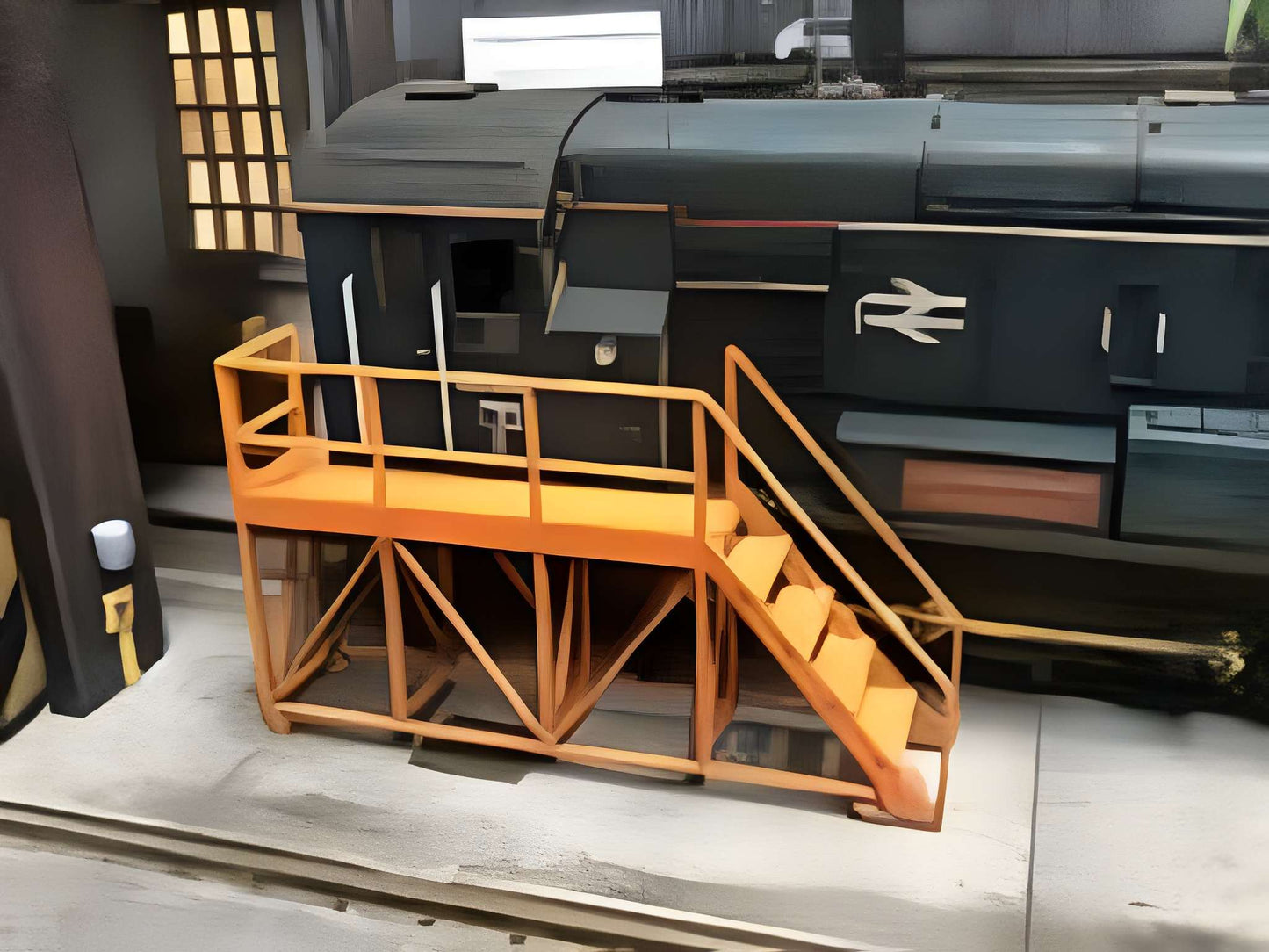 Scale Model Scenery LX446 Locomotive Access Platforms OO/HO Gauge