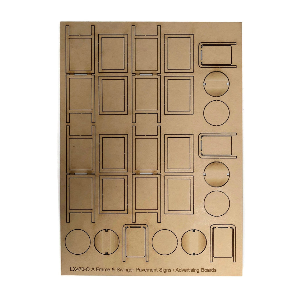 Scale Model Scenery LX470 Pavement Signs OO/HO Gauge