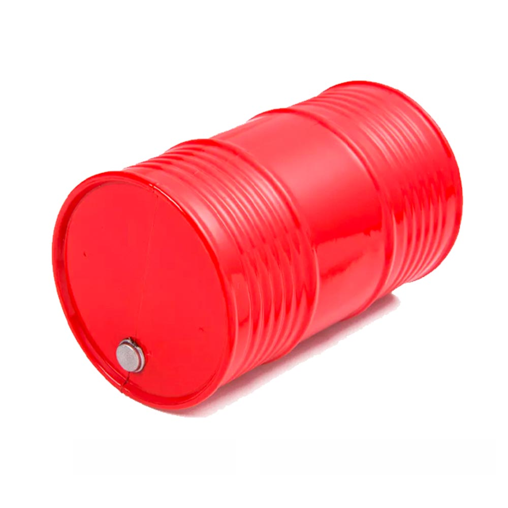 Oil Drum Fuel Barrel 1:10 Scale Crawler RC Car Accessory Red Plastic