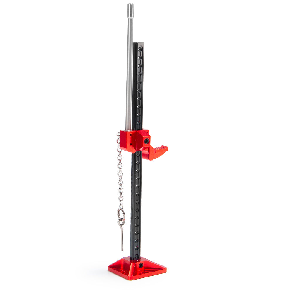 Red Fully Adjustable Lift Jack 1:10 Scale RC Crawler Accessory