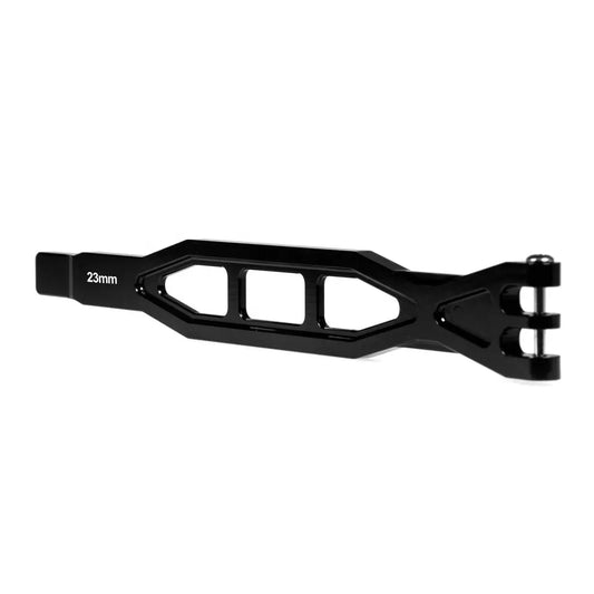 Metal Battery Holder Fixing Bar 1:10 RC Crawler Accessory - Black for TRX4